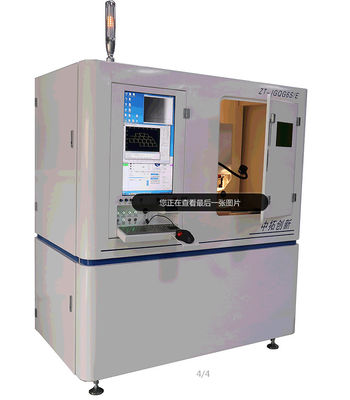 เครื่องตัดวัสดุที่แข็งแรงมาก เครื่องตัดเลเซอร์ใย CNC ด้วยหัวตัดพิเศษและแกน A Rotary